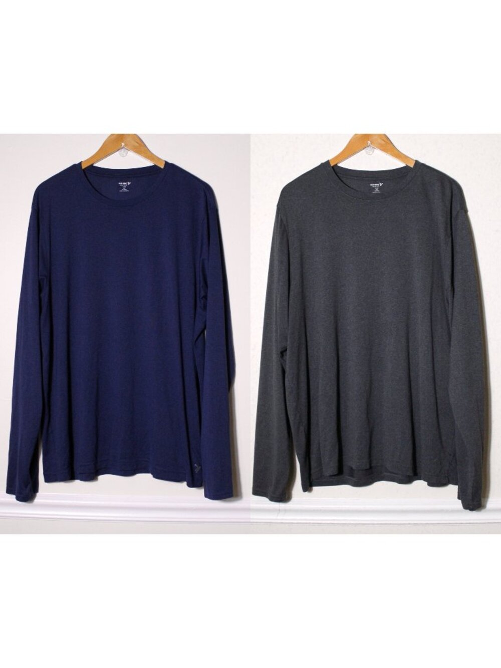 Lot of 2 Old Navy Mens Active Go Dry Cool Odor Control Core Long Sleeve Tee XXL